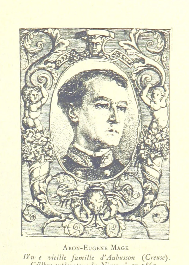An illustration from Grand Dictionnaire historique, généalogique et biographique de la Haute-Marche, département de la Creuse. [Illustrated, 1894, leaf 93