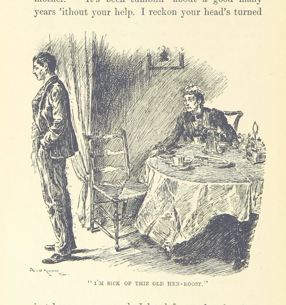 An illustration from Tavistock Tales. By G. Parker, etc, 1893, leaf 152