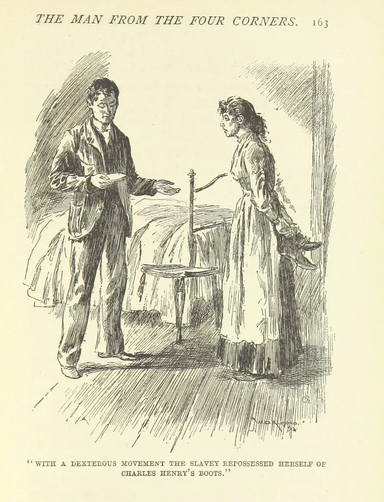An illustration from Tavistock Tales. By G. Parker, etc, 1893, leaf 167