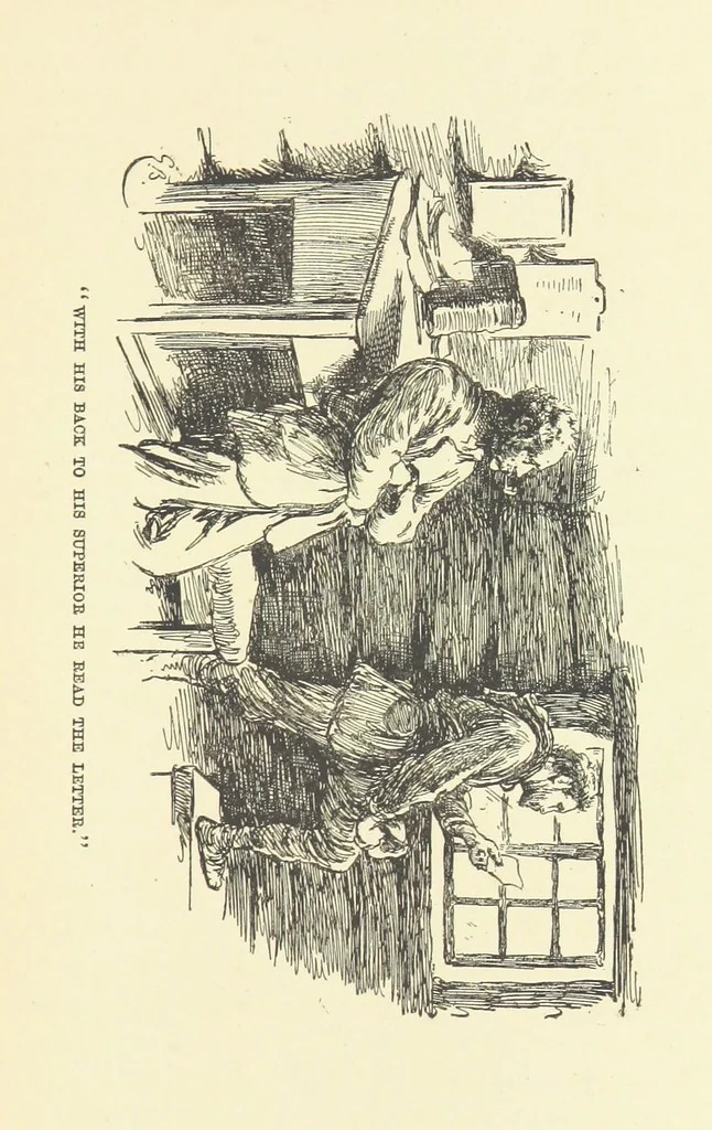 An illustration from Tavistock Tales. By G. Parker, etc, 1893, leaf 17