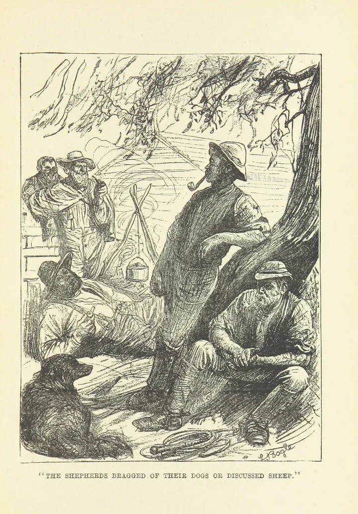 An illustration from Tavistock Tales. By G. Parker, etc, 1893, leaf 197