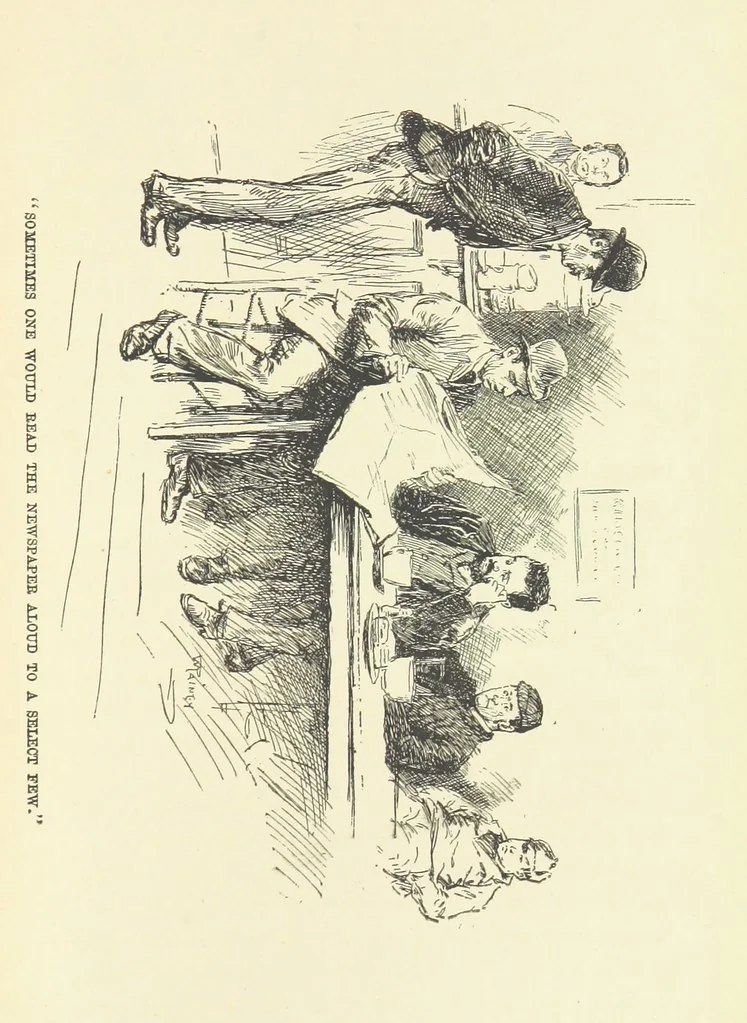 An illustration from Tavistock Tales. By G. Parker, etc, 1893, leaf 223