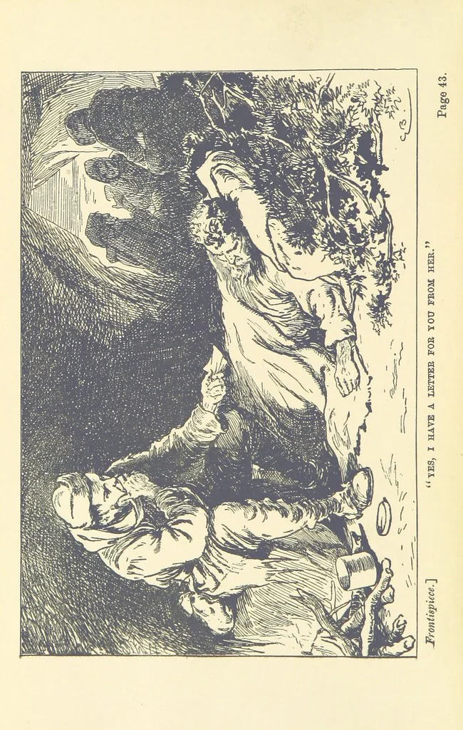 An illustration from Tavistock Tales. By G. Parker, etc, 1893, leaf 8