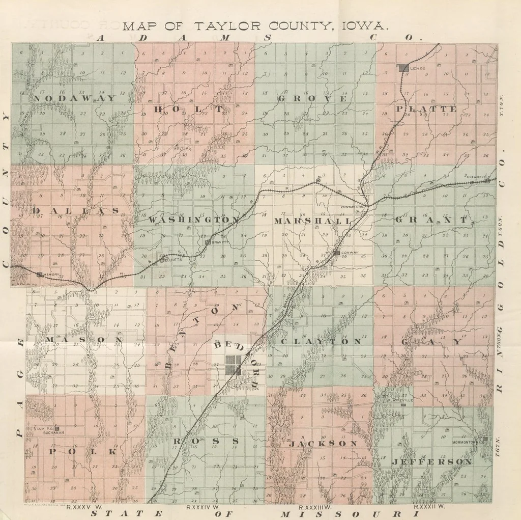 An illustration from History of Taylor County, Iowa ... Illustrated, 1881, leaf 21
