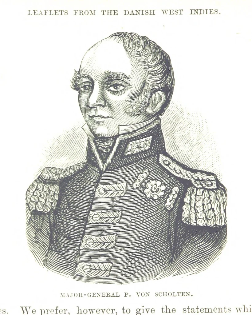 An illustration from Leaflets from the Danish West Indies: descriptive of the social, political and commercial condition of these Islands ... With a portrait of the author and a biographical sketch, ... by P. Linet, 1888, leaf 150
