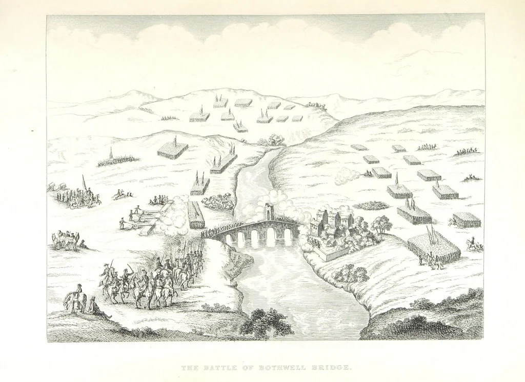 An illustration from The Pictorial History of Scotland ... A.D. 79-1746. By J. Taylor, assisted by Professor Lindsay, Professor Eadie, J. Anderson, G. Macdonald, and other contributors, 1884, leaf 147