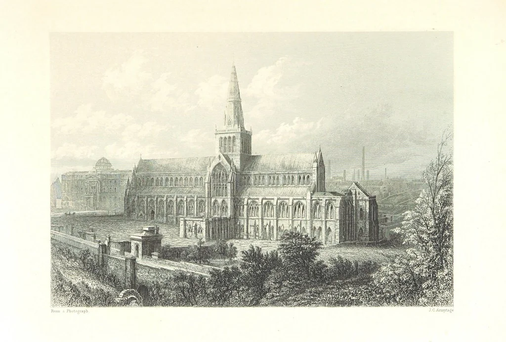 An illustration from The Pictorial History of Scotland ... A.D. 79-1746. By J. Taylor, assisted by Professor Lindsay, Professor Eadie, J. Anderson, G. Macdonald, and other contributors, 1884, leaf 787