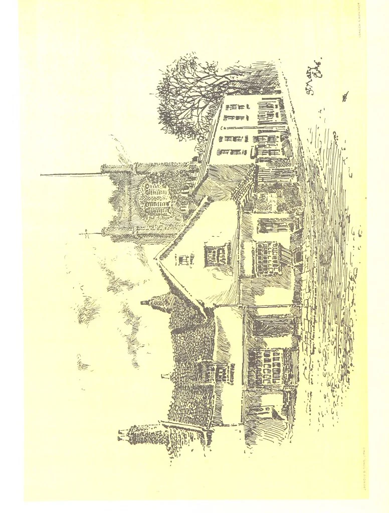 An illustration from In and about ancient Ipswich: illustrating the origin and growth of an old English historic town ... With ... illustrations drawn by P. E. Stimpson, 1888, leaf 142