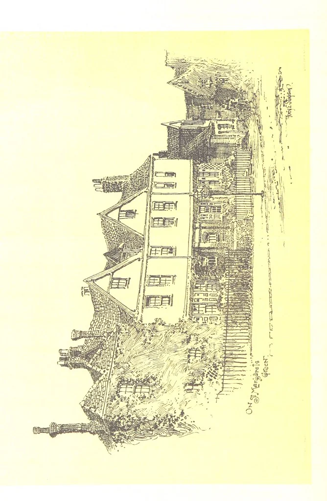 An illustration from In and about ancient Ipswich: illustrating the origin and growth of an old English historic town ... With ... illustrations drawn by P. E. Stimpson, 1888, leaf 154