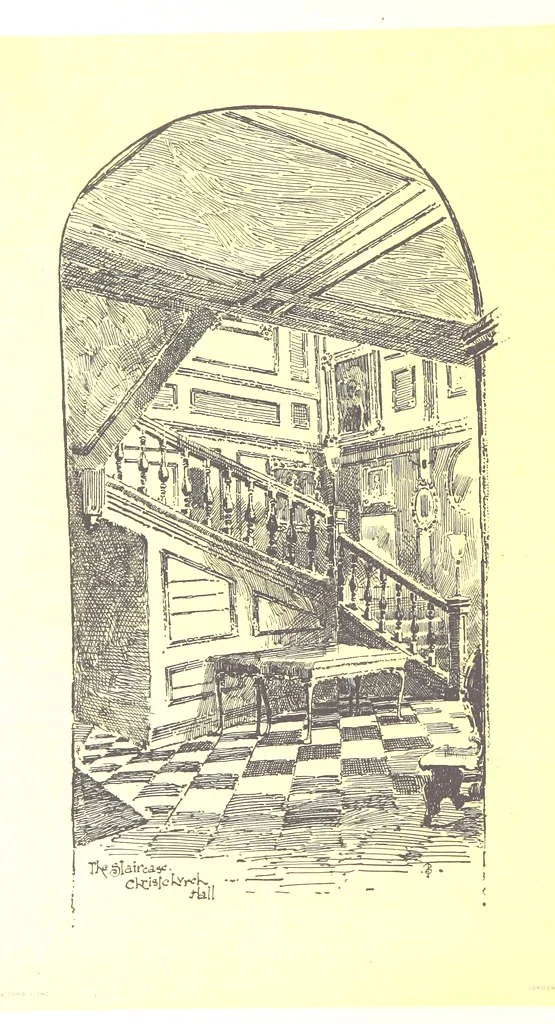 An illustration from In and about ancient Ipswich: illustrating the origin and growth of an old English historic town ... With ... illustrations drawn by P. E. Stimpson, 1888, leaf 176