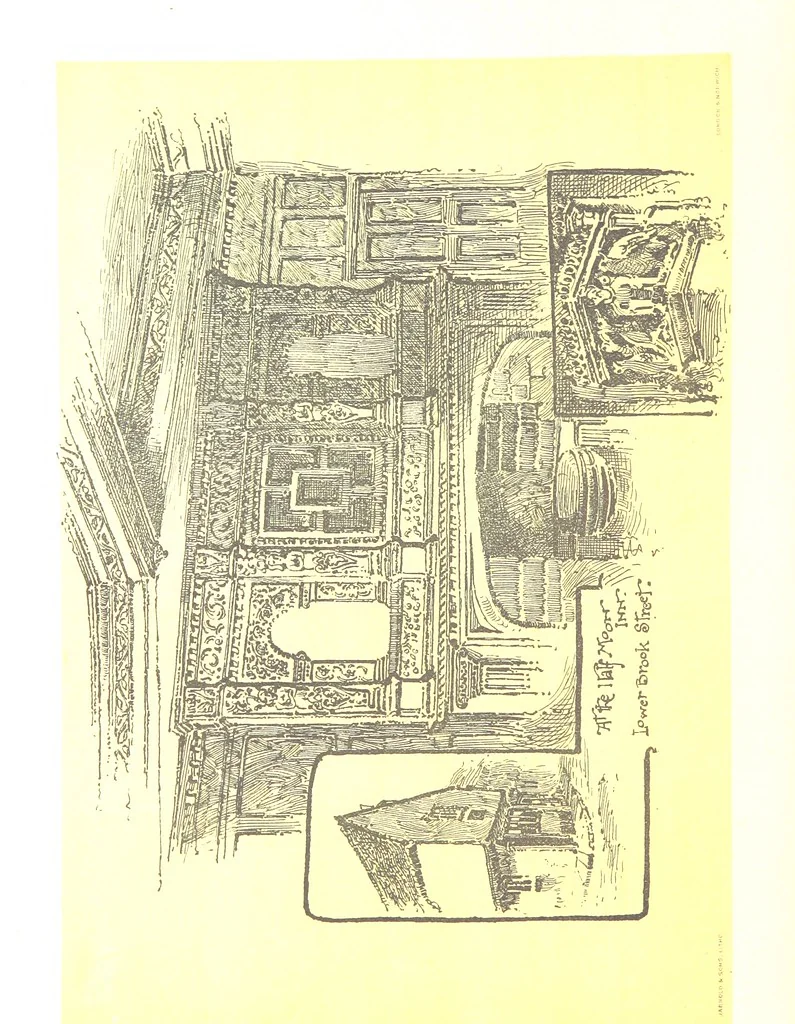 An illustration from In and about ancient Ipswich: illustrating the origin and growth of an old English historic town ... With ... illustrations drawn by P. E. Stimpson, 1888, leaf 194
