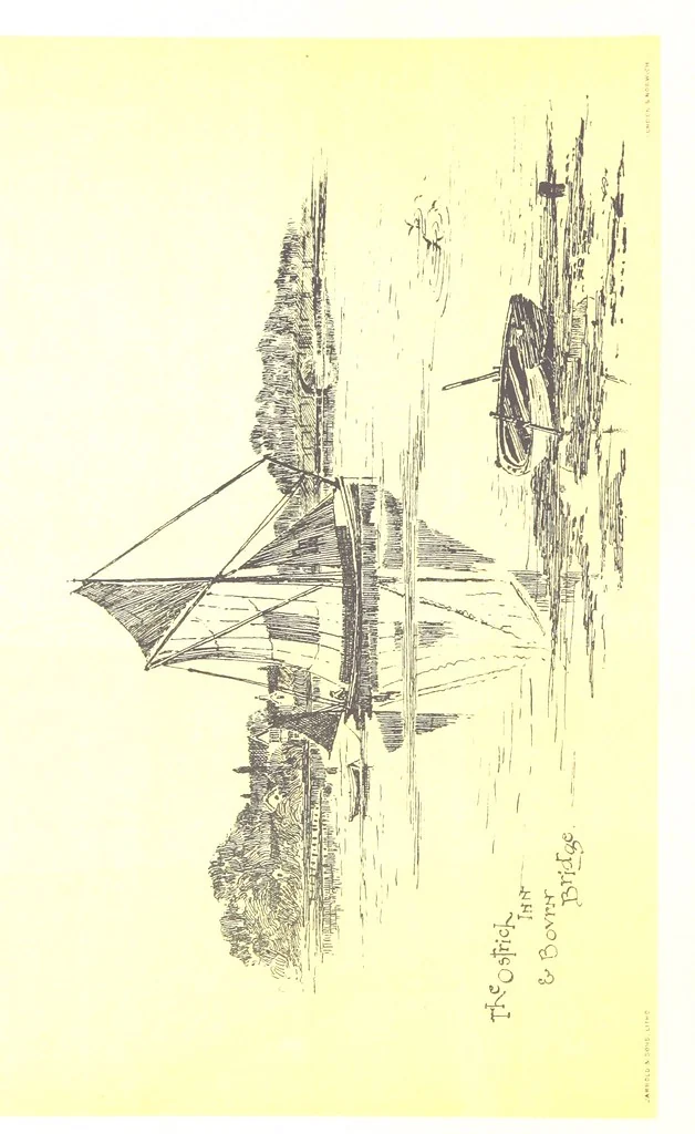 An illustration from In and about ancient Ipswich: illustrating the origin and growth of an old English historic town ... With ... illustrations drawn by P. E. Stimpson, 1888, leaf 222