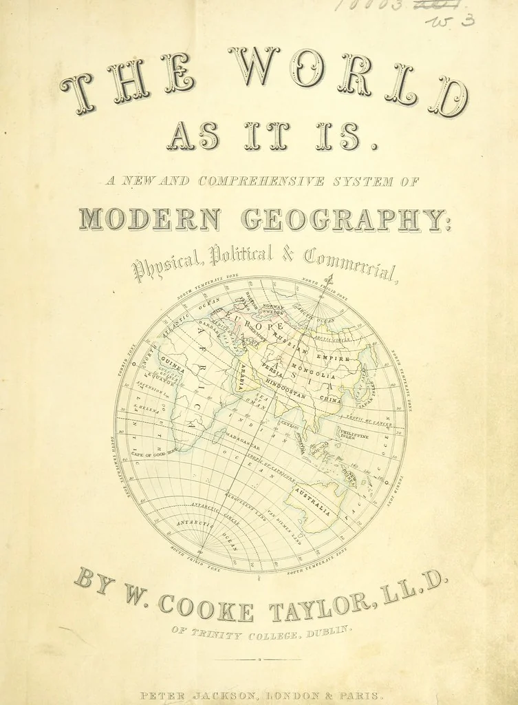 An illustration from The World as it is. A new and comprehensive system of Modern Geography, physical, political and commercial. [Vol. 1 and 2 by W. C. Taylor and C. Mackay; vol. 3 by W. C. Stafford, 1849, leaf 11