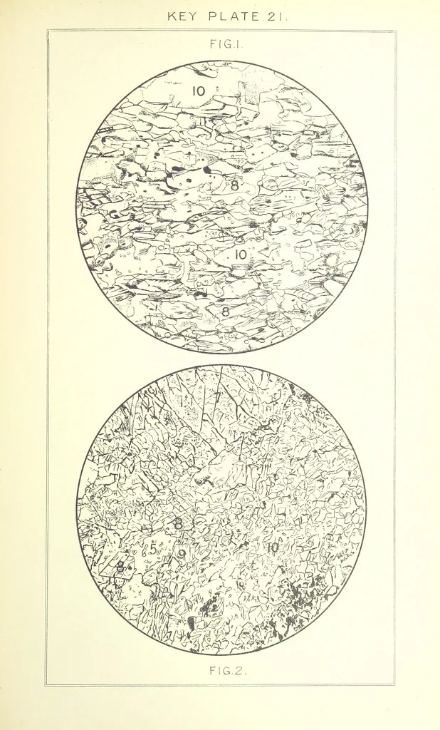 An illustration from British Petrography: with special reference to the igneous rocks. With ... plates. (Glossary of terms used in describing Rocks By F. H. Hatch.), 1888, leaf 547