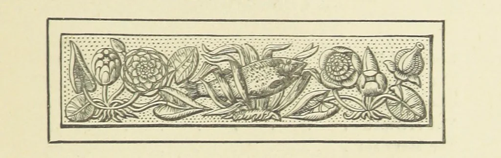 An illustration from The Works of Alfred Tennyson, 1877, leaf 17