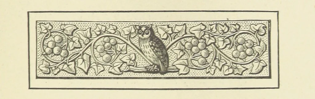 An illustration from The Works of Alfred Tennyson, 1877, leaf 173