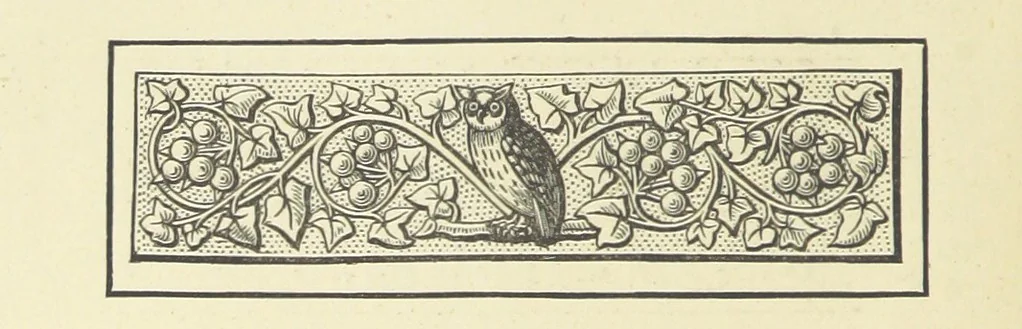 An illustration from The Works of Alfred Tennyson, 1877, leaf 204