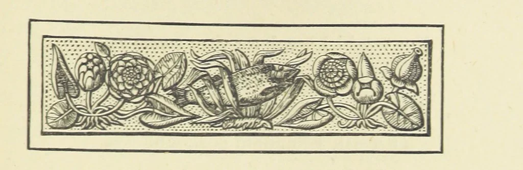 An illustration from The Works of Alfred Tennyson, 1877, leaf 223