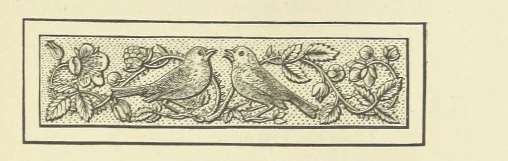 An illustration from The Works of Alfred Tennyson, 1877, leaf 271