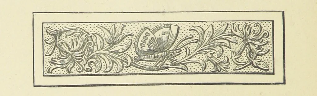 An illustration from The Works of Alfred Tennyson, 1877, leaf 282