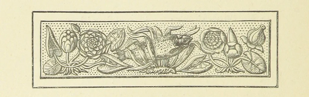 An illustration from The Works of Alfred Tennyson, 1877, leaf 302