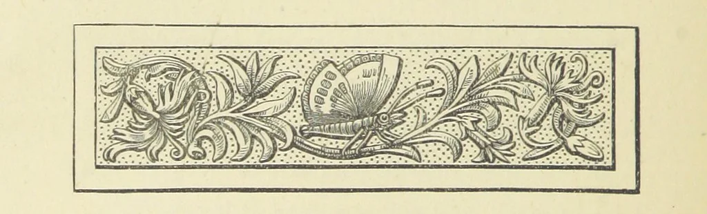 An illustration from The Works of Alfred Tennyson, 1877, leaf 342