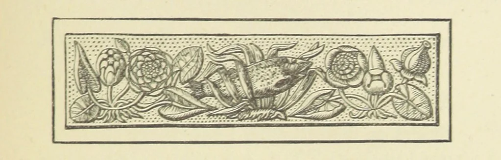 An illustration from The Works of Alfred Tennyson, 1877, leaf 355