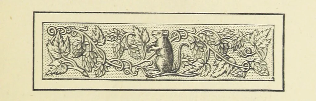 An illustration from The Works of Alfred Tennyson, 1877, leaf 67