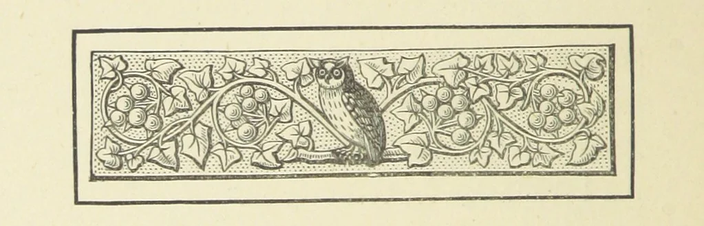 An illustration from The Works of Alfred Tennyson, 1877, leaf 90