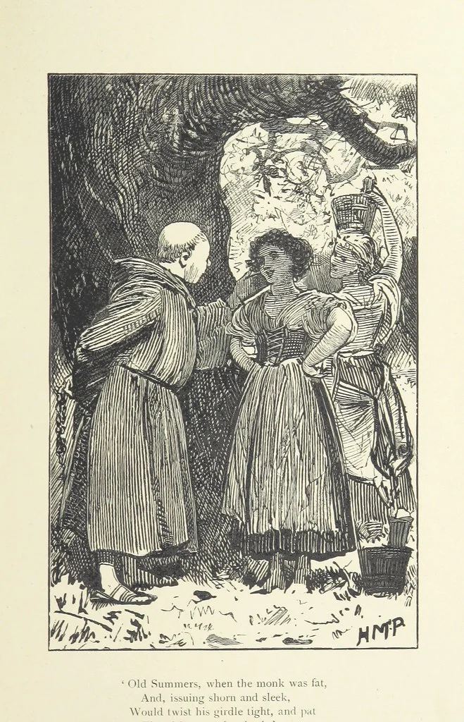 An illustration from The Works of Alfred Tennyson ... With portrait and ... illustrations, 1881, leaf 125