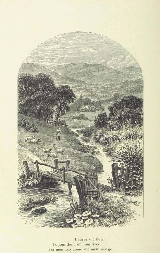An illustration from The Works of Alfred Tennyson ... With portrait and ... illustrations, 1881, leaf 192