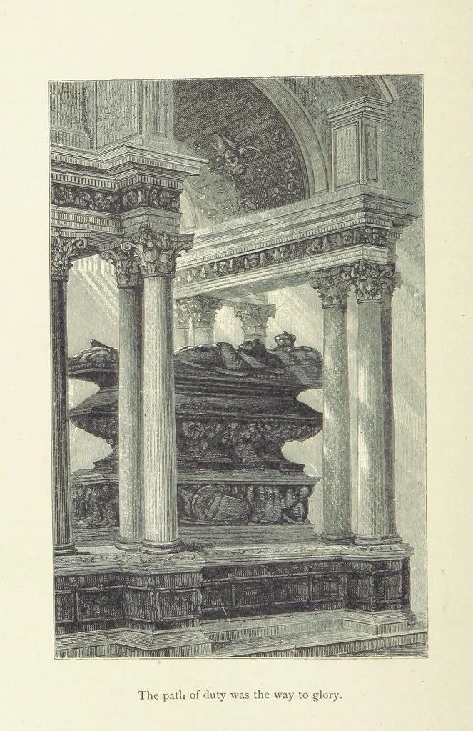 An illustration from The Works of Alfred Tennyson ... With portrait and ... illustrations, 1881, leaf 298