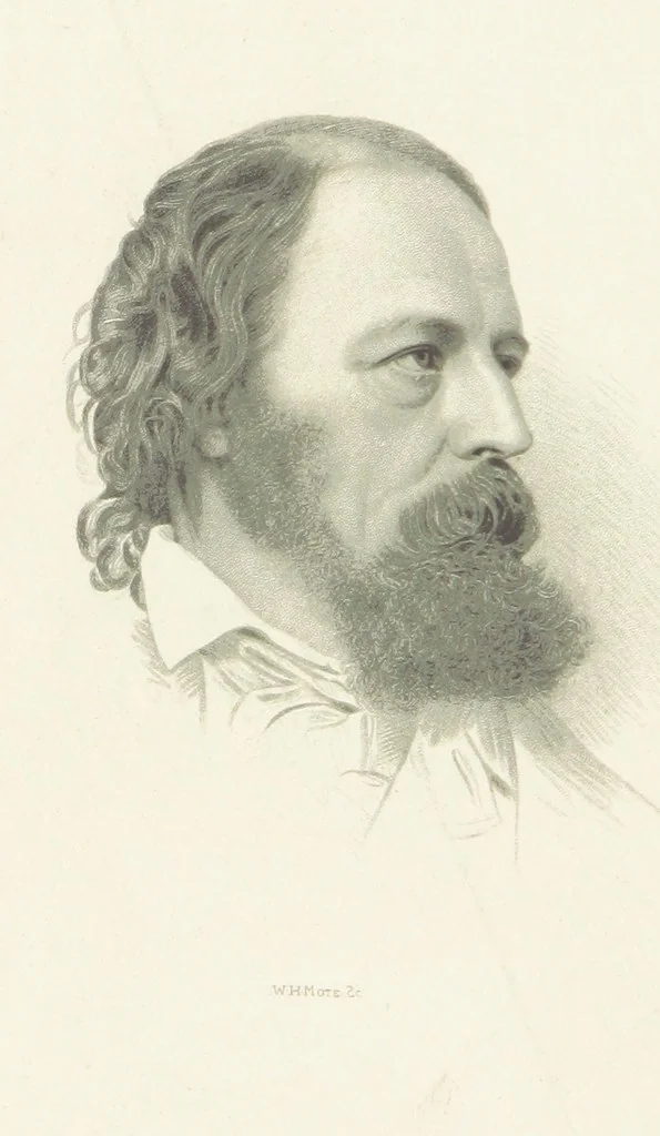 An illustration from The Works of Alfred Tennyson ... With portrait and ... illustrations, 1881, leaf 8
