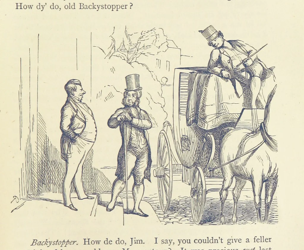 An illustration from The Works of William Makepeace Thackeray. [Library Edition, 1869, leaf 133