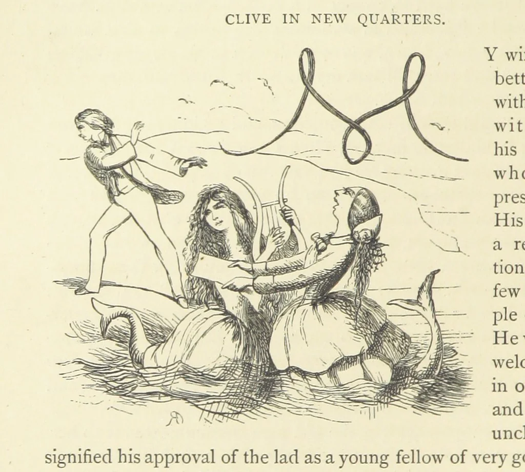 An illustration from The Works of William Makepeace Thackeray. [Library Edition, 1869, leaf 168
