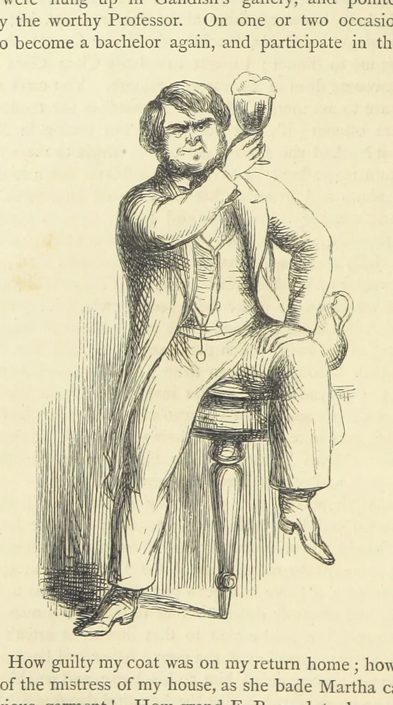 An illustration from The Works of William Makepeace Thackeray. [Library Edition, 1869, leaf 170