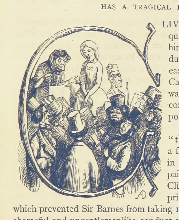 An illustration from The Works of William Makepeace Thackeray. [Library Edition, 1869, leaf 225