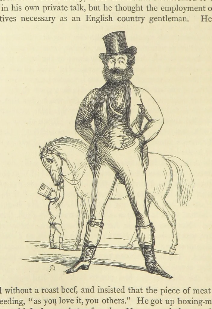 An illustration from The Works of William Makepeace Thackeray. [Library Edition, 1869, leaf 260