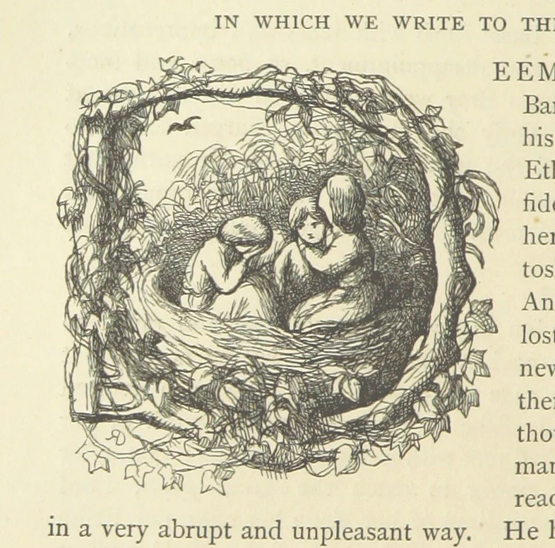 An illustration from The Works of William Makepeace Thackeray. [Library Edition, 1869, leaf 310