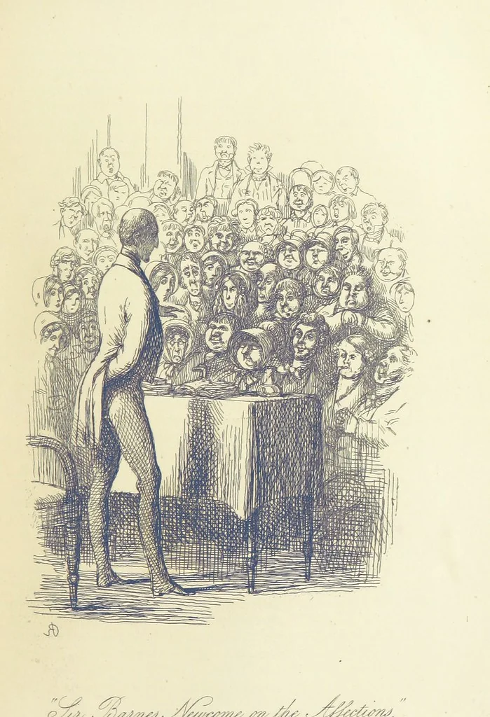 An illustration from The Works of William Makepeace Thackeray. [Library Edition, 1869, leaf 371