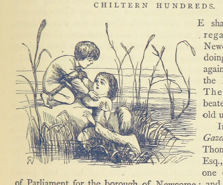 An illustration from The Works of William Makepeace Thackeray. [Library Edition, 1869, leaf 407