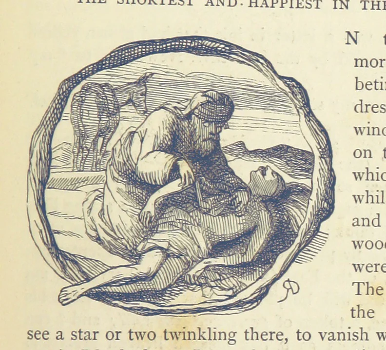 An illustration from The Works of William Makepeace Thackeray. [Library Edition, 1869, leaf 479