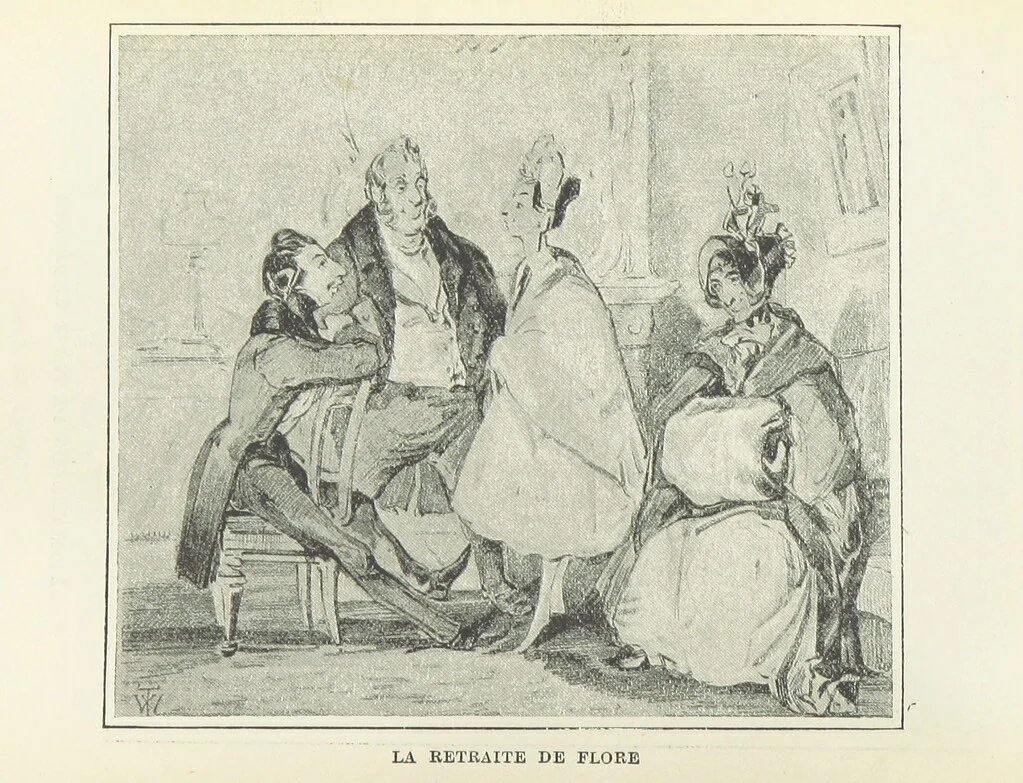 An illustration from The Oxford Thackeray. With illustrations. [Edited with introductions by George Saintsbury, leaf 128