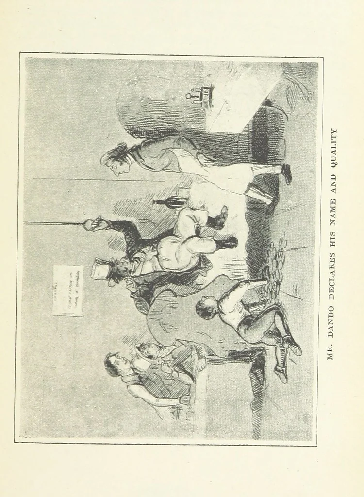 An illustration from The Oxford Thackeray. With illustrations. [Edited with introductions by George Saintsbury, leaf 191