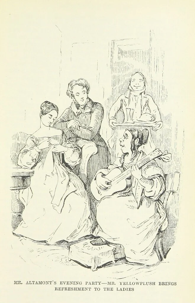 An illustration from The Oxford Thackeray. With illustrations. [Edited with introductions by George Saintsbury, leaf 239