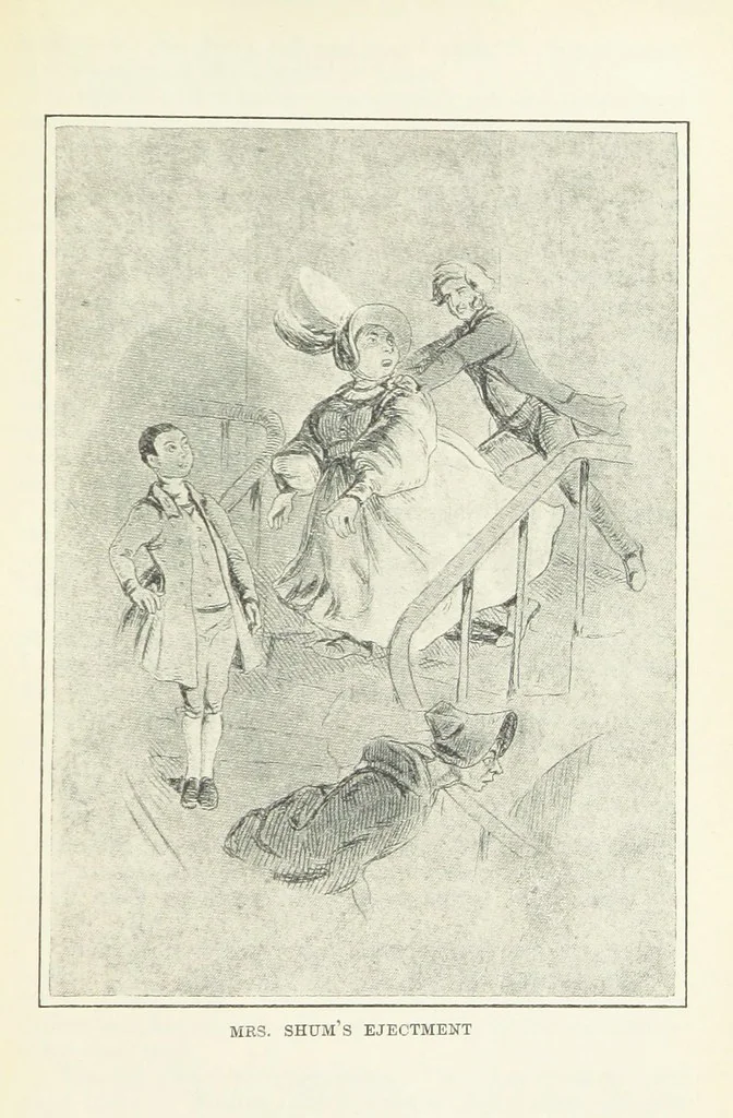 An illustration from The Oxford Thackeray. With illustrations. [Edited with introductions by George Saintsbury, leaf 249