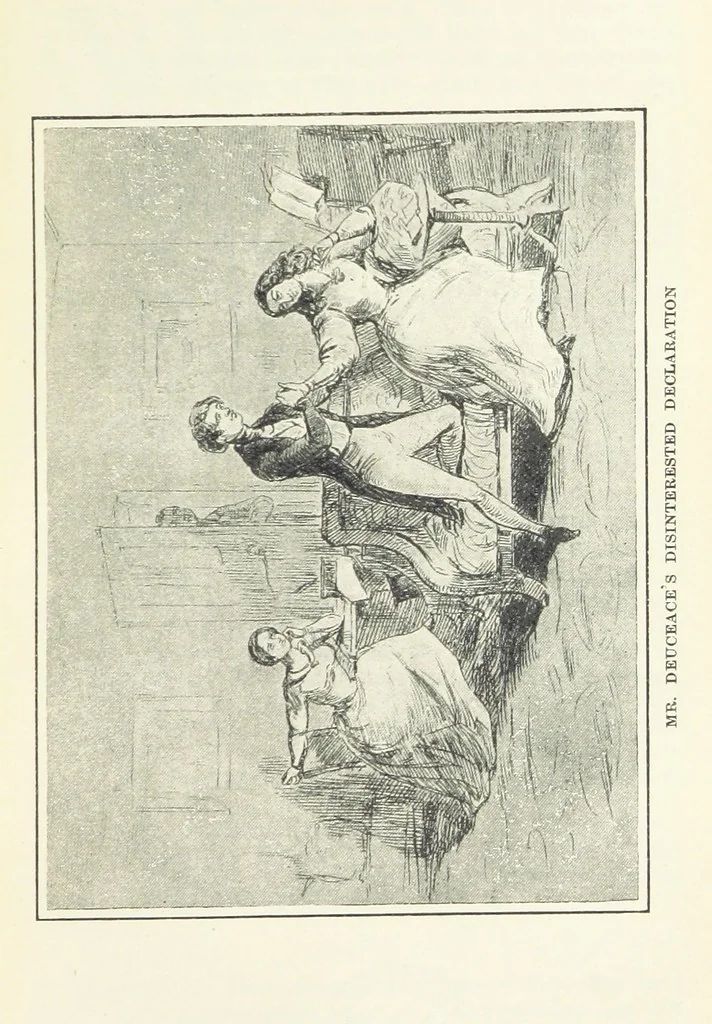An illustration from The Oxford Thackeray. With illustrations. [Edited with introductions by George Saintsbury, leaf 321