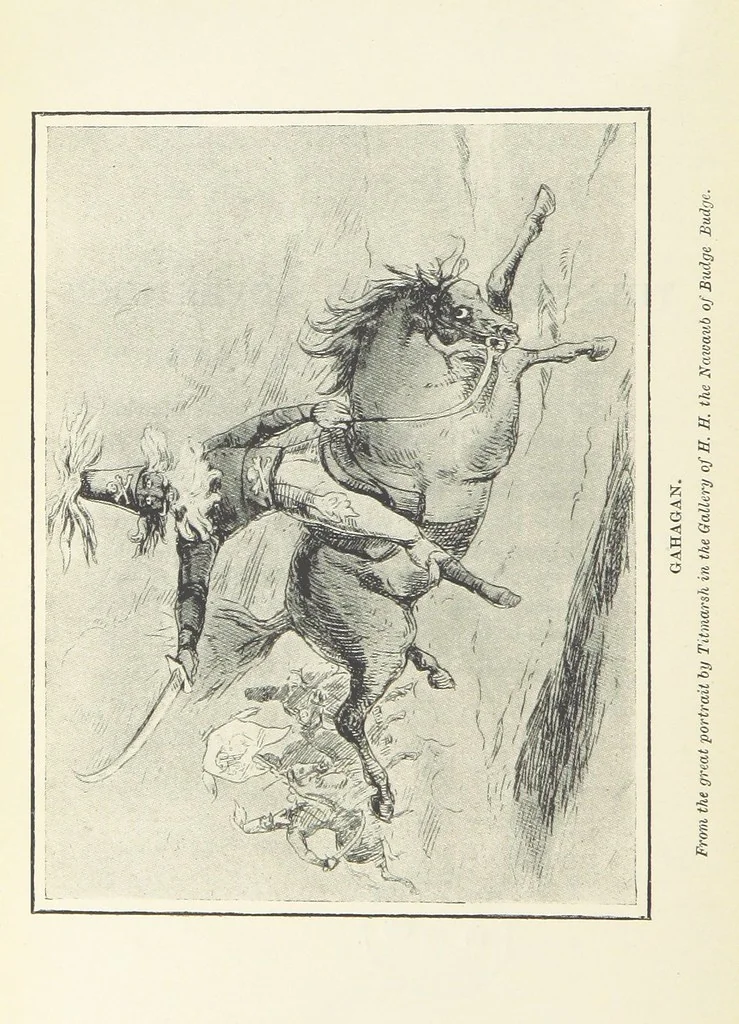 An illustration from The Oxford Thackeray. With illustrations. [Edited with introductions by George Saintsbury, leaf 400