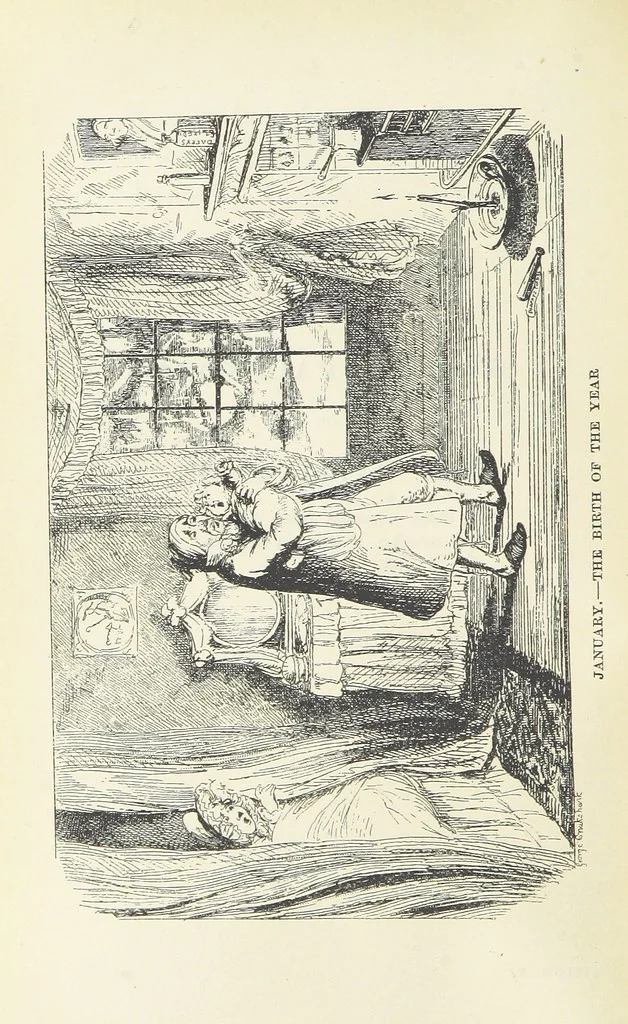 An illustration from The Oxford Thackeray. With illustrations. [Edited with introductions by George Saintsbury, leaf 482
