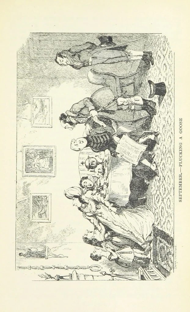 An illustration from The Oxford Thackeray. With illustrations. [Edited with introductions by George Saintsbury, leaf 531